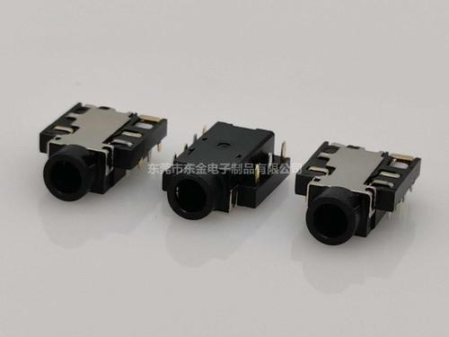 3.5mm半沉板耳机插座PJ-33130PA9T耐高温阻燃1/2沉板音频插座7PIN