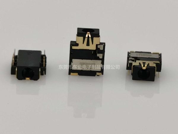 3.5mm沉板耳机插座PJ-3276B 7PIN镀金音频母座耐高温PA9T全铜
