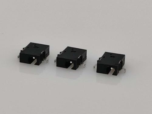 沉板DC插座DC-056C五脚前插后贴耐高温前2脚弯脚后3贴片0.65内针