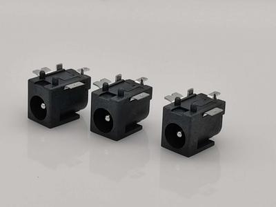 DC电源插座DC-067三脚贴片母座耐高温连接器